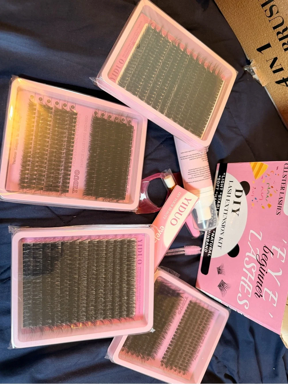 Pink DIY Lash Extension Kit - Beginner Cluster Lashes